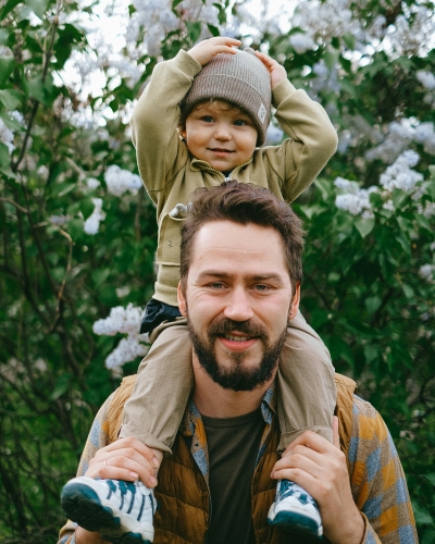 Happy family - parent with child
